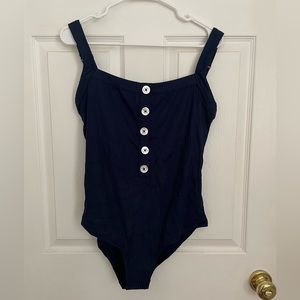 NWT & Other Stories Navy One-Piece Swimsuit, Size 12